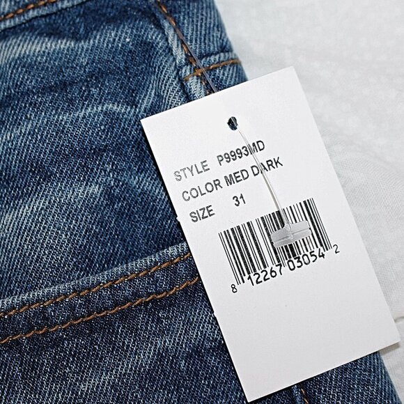 New w/ Tags - SP Black Clam Digger Mom Jeans, sz 31 - Picture 5 of 12